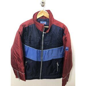 Vintage Pepsi Max  Nylon Bomber Quilted Lined Color Block Men 50 XL Jacket